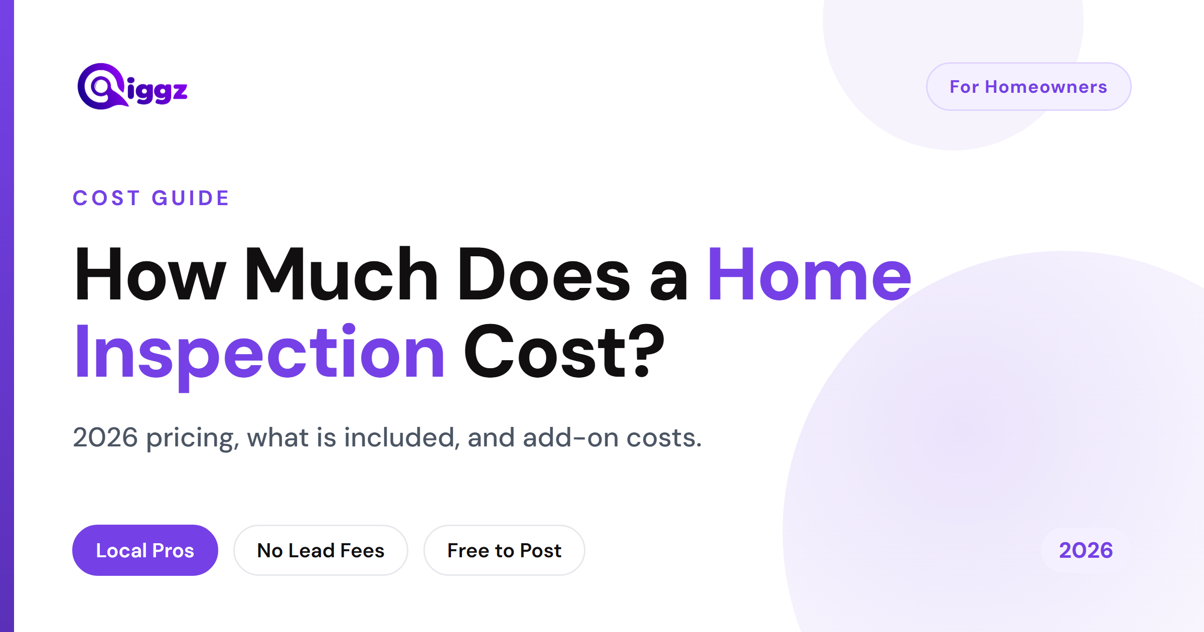 Home Inspection Cost in 2026: What You'll Actually Pay