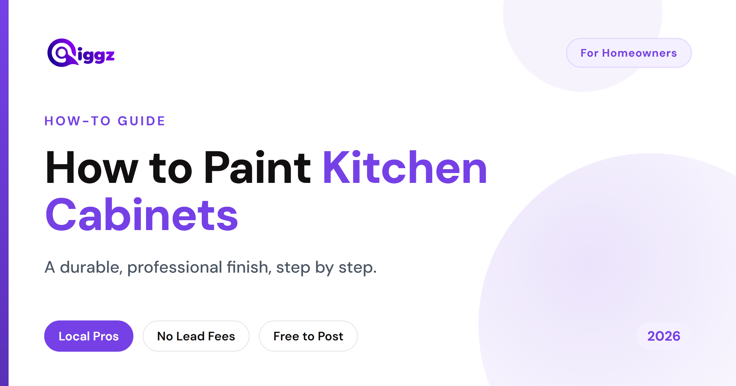 How to Paint Kitchen Cabinets: A Step-by-Step DIY Guide (2026)