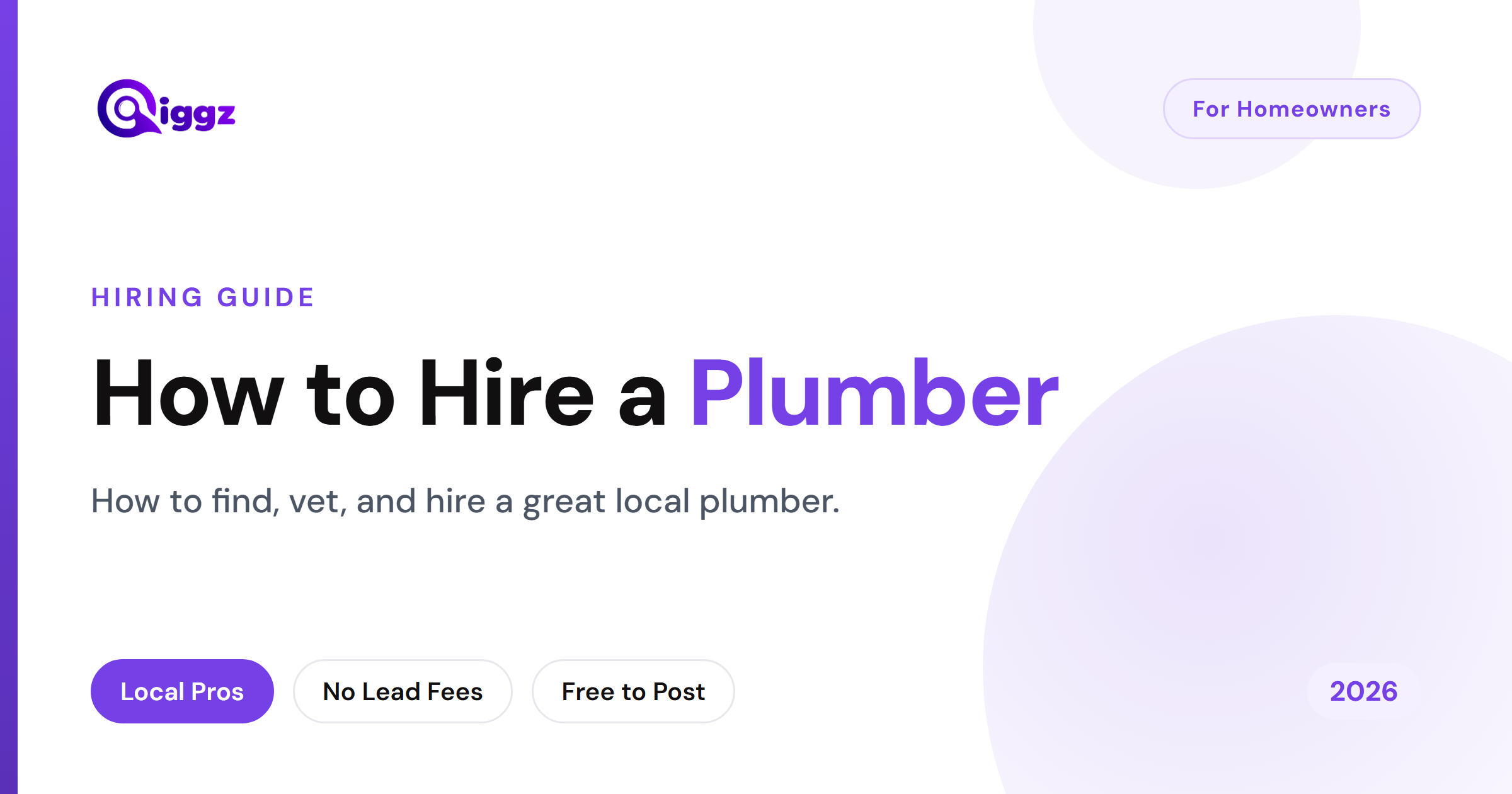How to Hire a Plumber (2026 Guide)