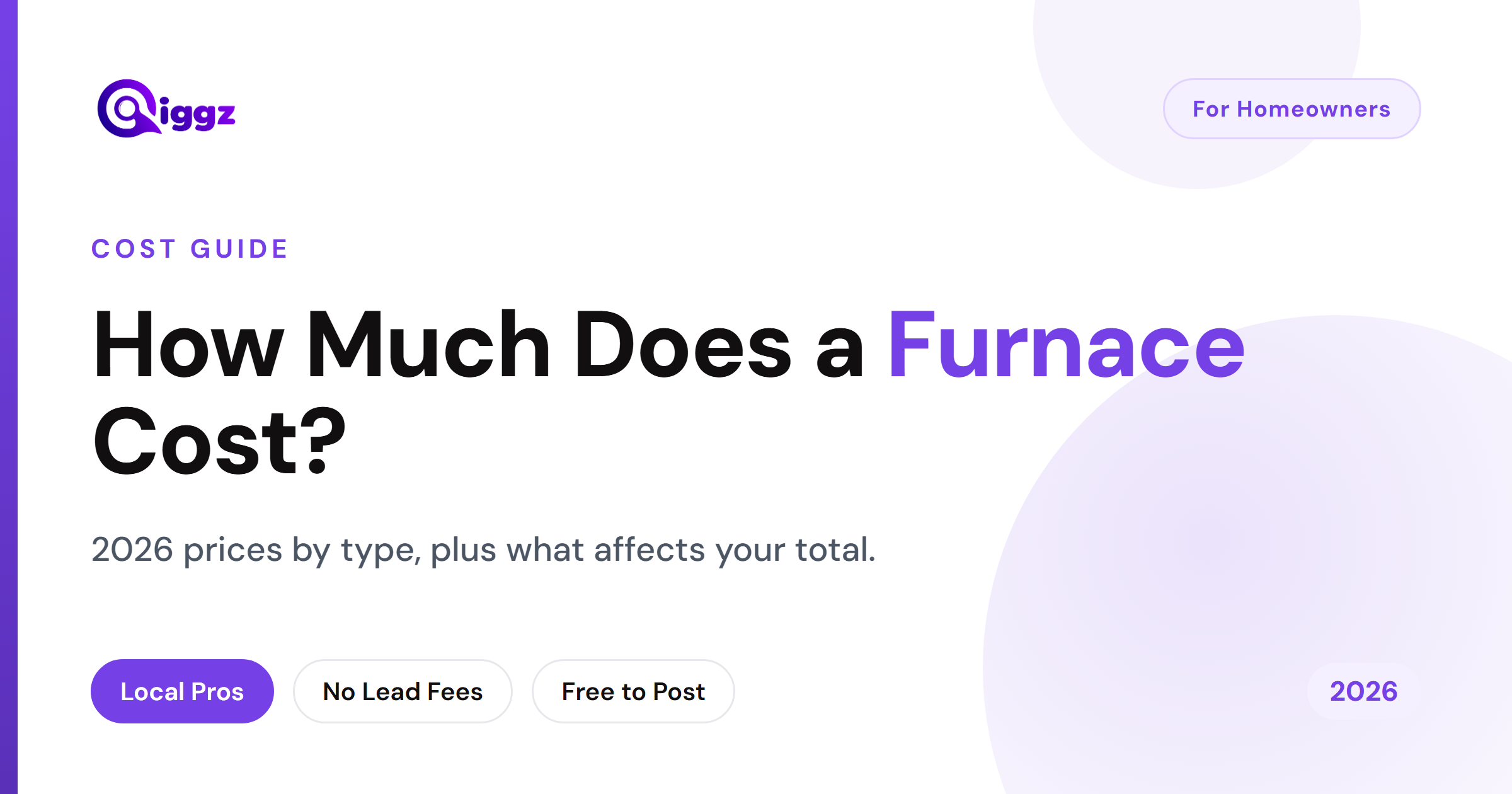 How Much Does a Furnace Cost? (2026 Guide)
