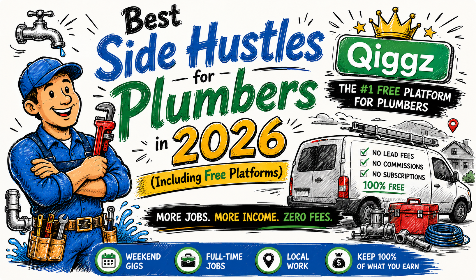 Best Side Hustles for Plumbers in 2026 (Including Free Platforms)