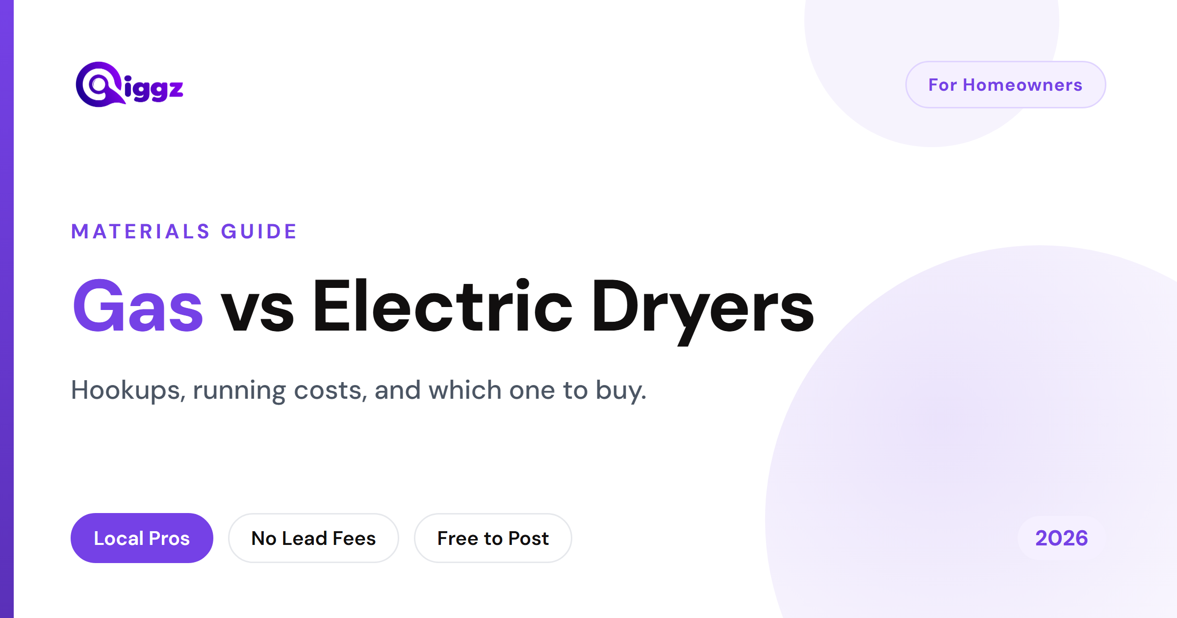 Gas vs Electric Dryer: Which Should You Buy? (2026 Guide)