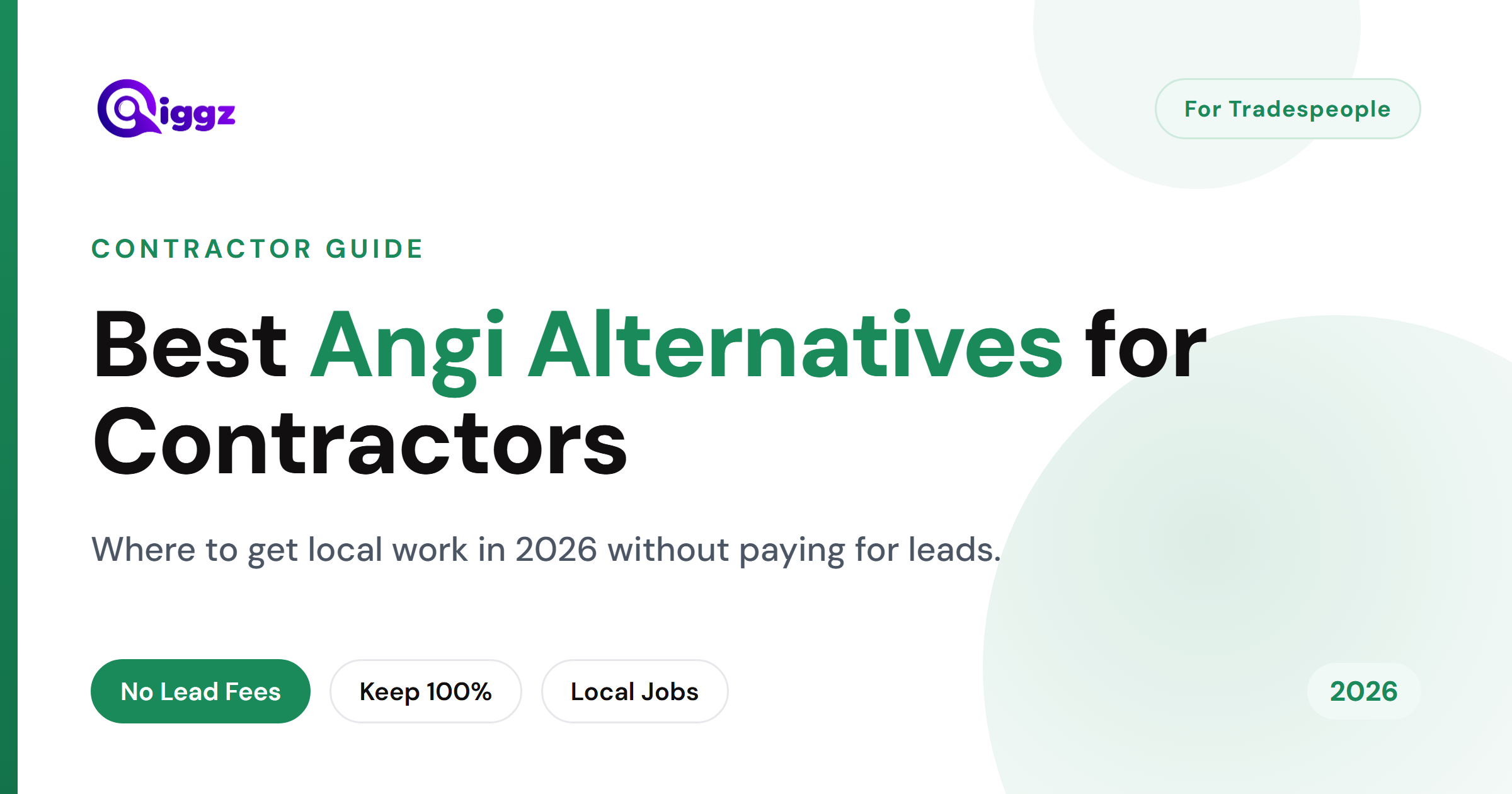 Best Angi Alternatives for Contractors (2026)