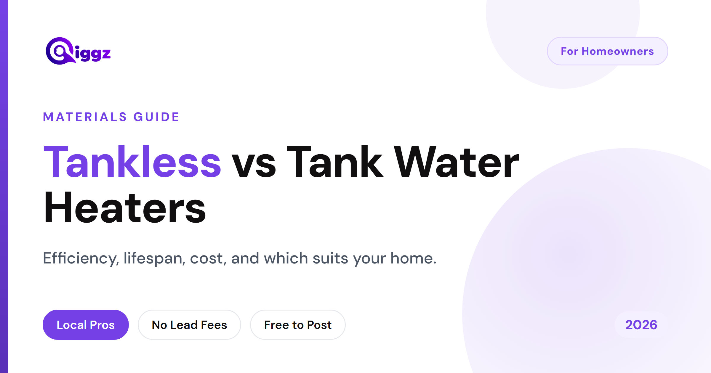 Tankless vs Tank Water Heater: Which Is Right for Your Home? (2026 Guide)