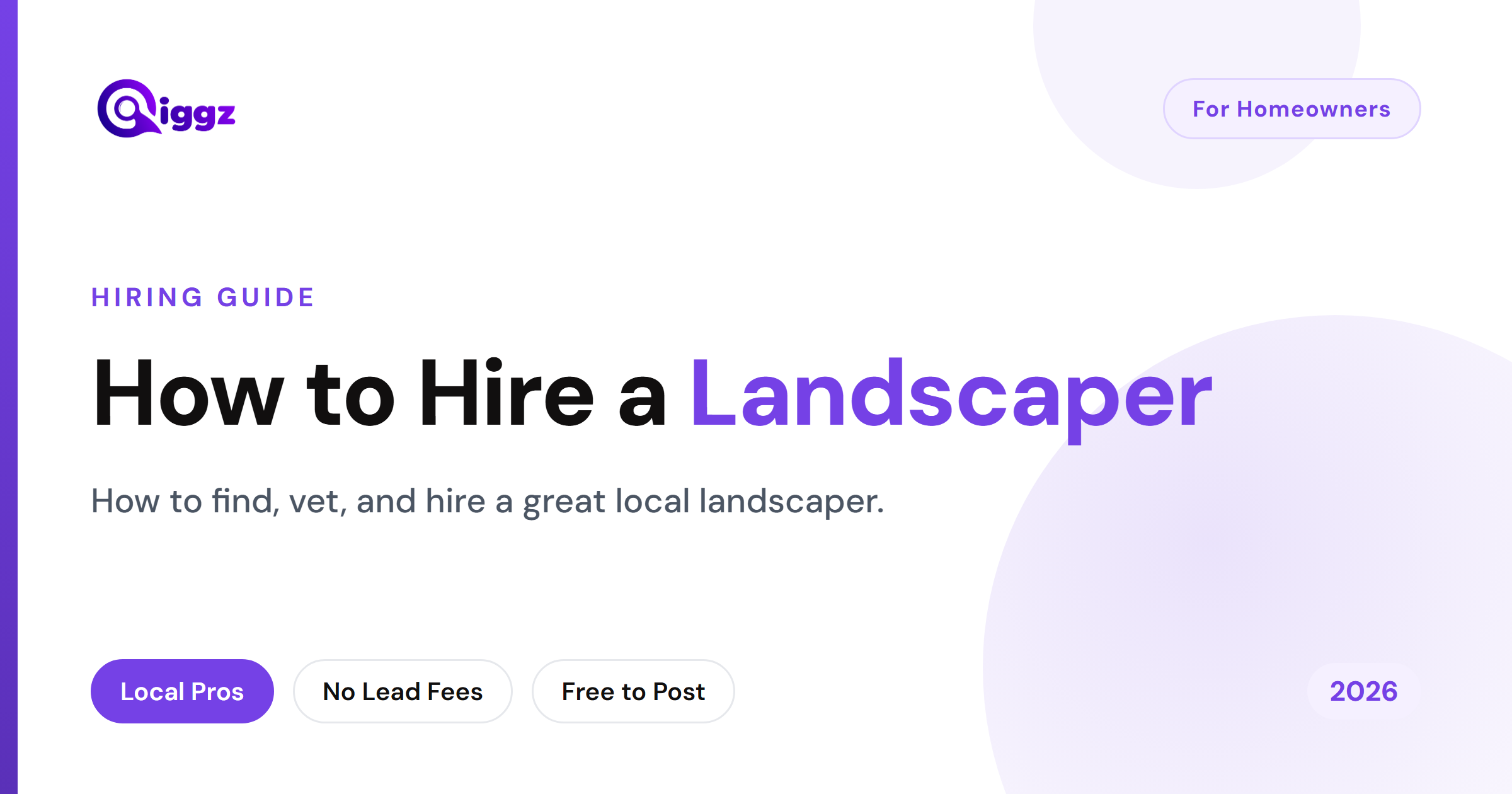 How to Hire a Landscaper (2026 Guide)